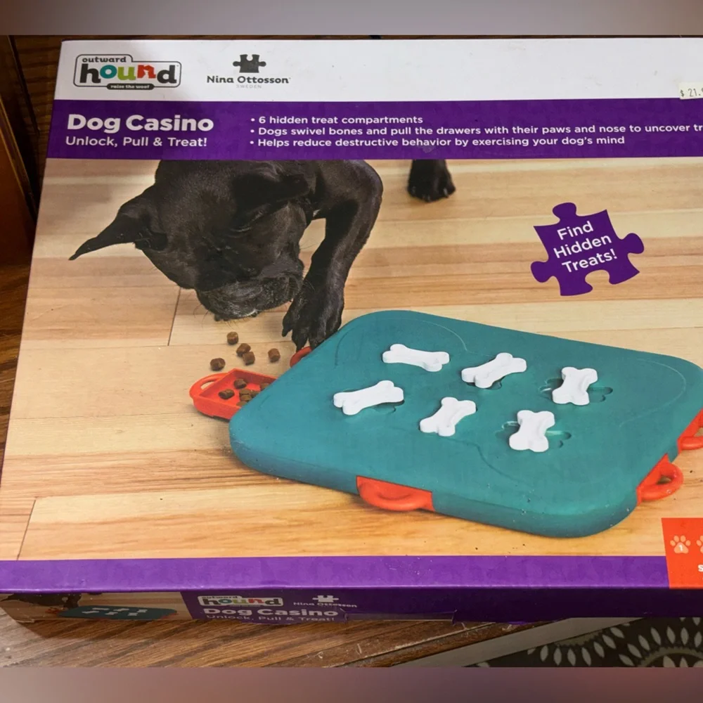 Outward Hound Nina Ottosson Dog Casino interactive puzzle toy